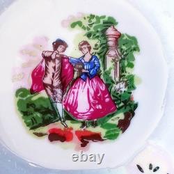 Beautiful, Rare, Vintage Imperial Fine China Cups and Saucers. Set of 6
