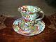 Beautiful Vintage Venetian Millefiore Crazy Quilt Demitasse Cup And Saucer 1950s