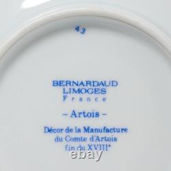 Bernardaud Artois Vert Versailles Demitasse Espresso Cups & Saucers 8 Pc Set C