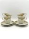 Bernardaud Coquille Demitasse Cups & Saucers, Set Of 4