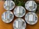 Bernardaud Galerie Royale Wallis Demitasse Cups & Saucers Set Of 6 Limoges