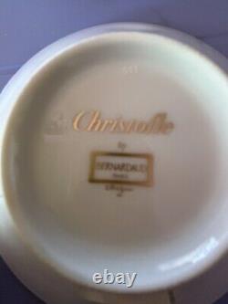 Bernardaud ITHAQUE GOLD Teacup And Saucer Never Used NEW witho Tags Or Box