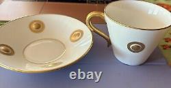 Bernardaud ITHAQUE GOLD Teacup And Saucer Never Used NEW witho Tags Or Box