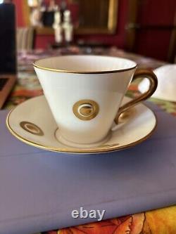 Bernardaud ITHAQUE GOLD Teacup And Saucer Never Used NEW witho Tags Or Box