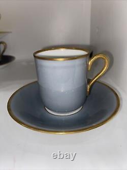 Bing & Grondahl Set Of 6 Vintage 1940's Demitasse Cups & Saucers #600