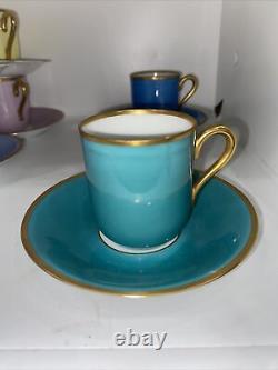 Bing & Grondahl Set Of 6 Vintage 1940's Demitasse Cups & Saucers #600