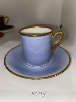 Bing & Grondahl Set Of 6 Vintage 1940's Demitasse Cups & Saucers #600