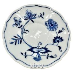 Blue Danube Japan Porcelain Demitasse Cups w Saucers Set Of 6 Blue White Floral