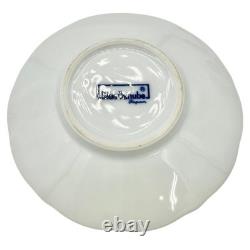Blue Danube Japan Porcelain Demitasse Cups w Saucers Set Of 6 Blue White Floral
