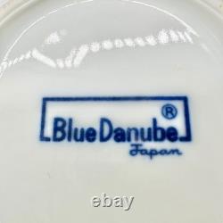 Blue Danube Japan Porcelain Demitasse Cups w Saucers Set Of 6 Blue White Floral