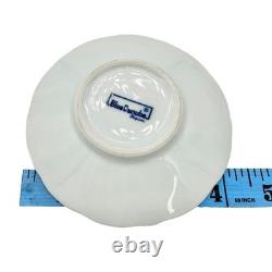Blue Danube Japan Porcelain Demitasse Cups w Saucers Set Of 6 Blue White Floral