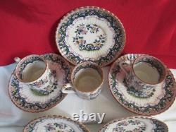 Booth's OLD DUTCH Demitasse Cups & Saucers Silicon China England-7 sets PLUS 1