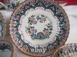 Booth's OLD DUTCH Demitasse Cups & Saucers Silicon China England-7 sets PLUS 1