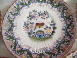 Booth's OLD DUTCH Demitasse Cups & Saucers Silicon China England-7 sets PLUS 1