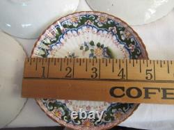 Booth's OLD DUTCH Demitasse Cups & Saucers Silicon China England-7 sets PLUS 1