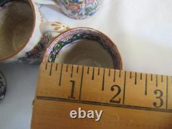 Booth's OLD DUTCH Demitasse Cups & Saucers Silicon China England-7 sets PLUS 1