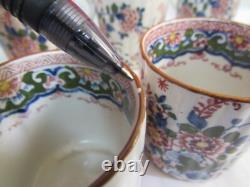 Booth's OLD DUTCH Demitasse Cups & Saucers Silicon China England-7 sets PLUS 1