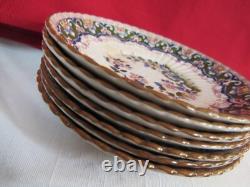 Booth's OLD DUTCH Demitasse Cups & Saucers Silicon China England-7 sets PLUS 1