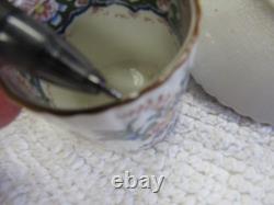 Booths England Old Dutch Antique Silicon China Demitasse Cups / Saucers-4 Sets