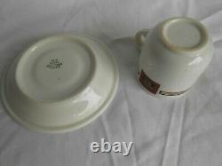 Burlington Route Aristocrat Demitasse Cup & Saucer