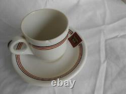 Burlington Route Aristocrat Demitasse Cup & Saucer