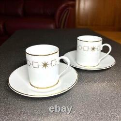 Bvlgari Rosenthal Demitasse Cups & Saucers with Box UNUSED F/S from Japan