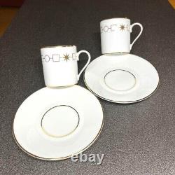 Bvlgari Rosenthal Demitasse Cups & Saucers with Box UNUSED F/S from Japan