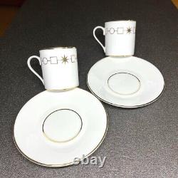 Bvlgari Rosenthal Demitasse Cups & Saucers with Box UNUSED F/S from Japan