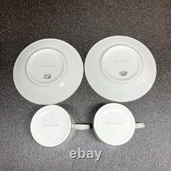 Bvlgari Rosenthal Demitasse Cups & Saucers with Box UNUSED F/S from Japan