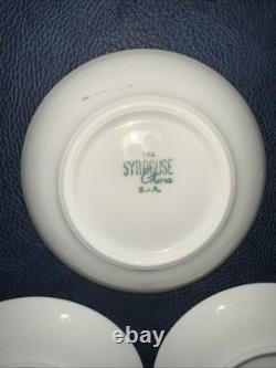 C&O Railway Restaurant Ware Silhouette Black & White Demitasse Cups & Saucers 9