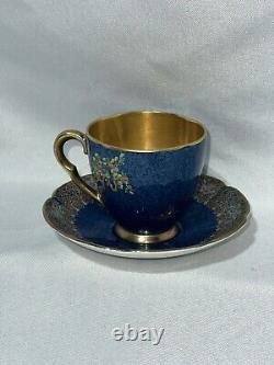 CARLTON WARE England Decorated Demitasse Coffee Cups- Seven (#7) Models