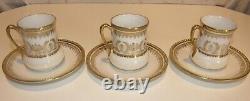 CS Prussia Carl Schlegelmilch Tea Pot, Platter & 6 demitasse cups/Saucers