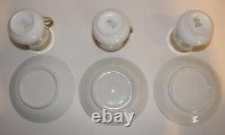 CS Prussia Carl Schlegelmilch Tea Pot, Platter & 6 demitasse cups/Saucers