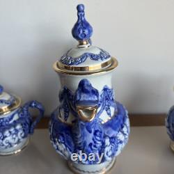 Capodimonte Demitasse 12 Sets Cup, Saucer, Coffee, Milk & Sugar Bowl DRS Italy