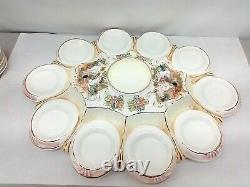 Capodimonte Tea Demitasse Espresso Cups Saucers Tray Set Cherub Serpent Italy