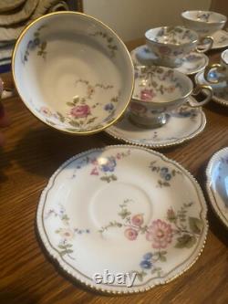 Castleton Sunnyvale China Demitasse Cups & Saucers Set Of Twelve