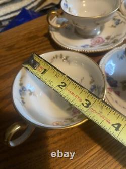 Castleton Sunnyvale China Demitasse Cups & Saucers Set Of Twelve
