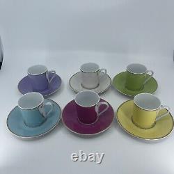 Christian Lacroix Follement Porcelain Demitasse Espresso Set / Made in France