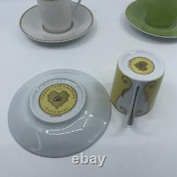 Christian Lacroix Follement Porcelain Demitasse Espresso Set / Made in France