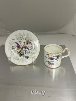 Coalport Paradise demitasse cups and saucers 6