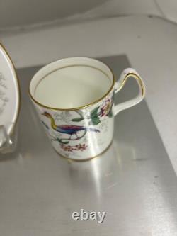 Coalport Paradise demitasse cups and saucers 6
