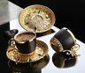 Coffee Cups And Saucer 12pcs Turkish Espresso Porcelain Demitasse Vintage Set