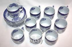 Copeland Spode Fitzhugh Pattern Set of 10 Demitasse Cups & 8 Saucers