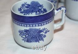 Copeland Spode Fitzhugh Pattern Set of 10 Demitasse Cups & 8 Saucers