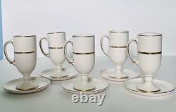 Crown Devon England Adlers New Orleans Ellis Cafe Brulot Demitasse Cups Saucers