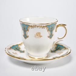 Crown Staffordshire Coalport Ginori Demitasse Espresso 7 Cups 7 Saucers 14pc Lot