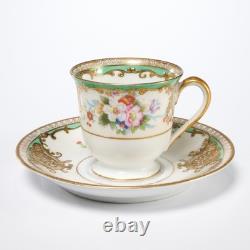 Crown Staffordshire Coalport Ginori Demitasse Espresso 7 Cups 7 Saucers 14pc Lot