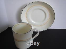 Cunard Line Queen Mary Demitasse Cups And Saucers Set of Four Vintage Mark FOLEY