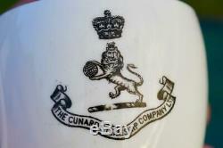 Cunard Line Rms Mauretania Lusitania Era 1st CL Minton Demitasse Cup & Saucer Af
