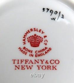 Cute Tiffany Co Hammersley Bone China Demitasse 11 Cups 12 Saucers Hand-Painted